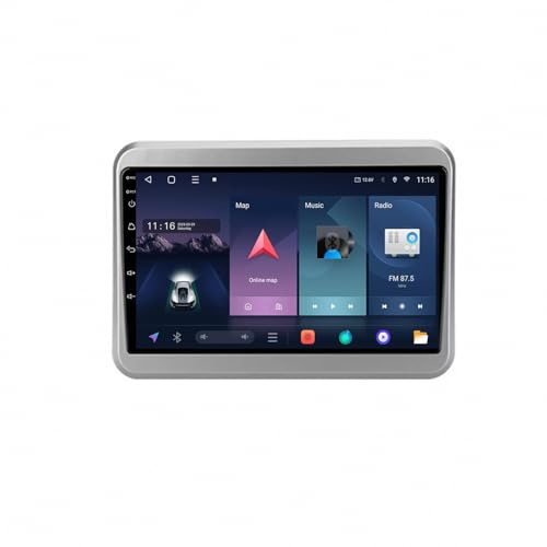 Radio Macchina Touch Screen per Suzuki Spacia 2 II 2017-2023 Telecamera di Backup, Stereo Auto con Navigazione Gps, Controllo Vocale, Schermo Touch, 4 Nucleo 4G+64G