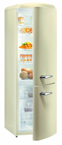 Gorenje RK 60359 OC Réfrigérateur congélateur / A++ / 188,7 cm de hauteur / 229 kWh/an / réfrigérateur de 229 litres / congélateur de 92 litres / système de refroidissement à air pulsé avec fonction Quick Cooling / éclairage intérieur LED / champagne crème