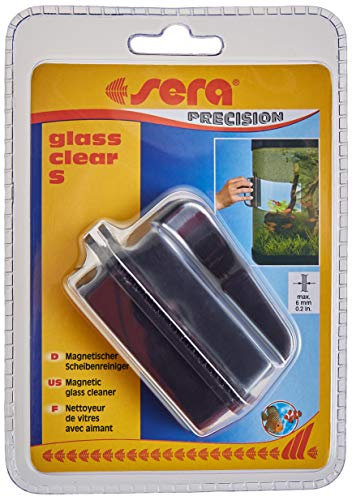 sera glass clear S - Mit diesen Magneten lassen sich Glasscheiben eines Aquariums unkompliziert reinigen.