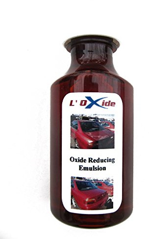 Oxide Reducing Emulsion to Restore Faded, Oxidized or Sun Damaged Car Paint, Peeling Clear Coat and Dull Headlights in a Simple DIY Operation. Easier to apply than wax, needs no polishing