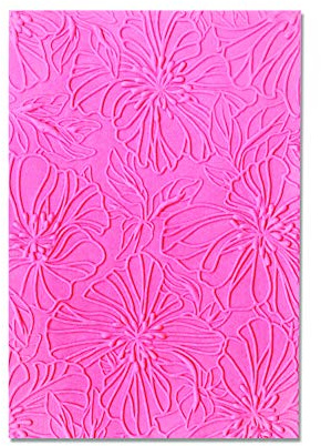 Sizzix 3-D Textured Impressions Prägeplatten Azaleen