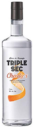 Triple Sec Charly’s – klarer Orangenlikör aus Bitter- und Süßorangenschalen, 1L, 30% Vol., für Margarita, Mai Tai und White Lady