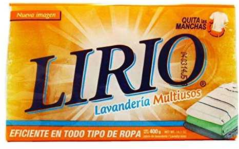 Lirio Soup Laundry - Barra multiusos de 400 g, color amarillo
