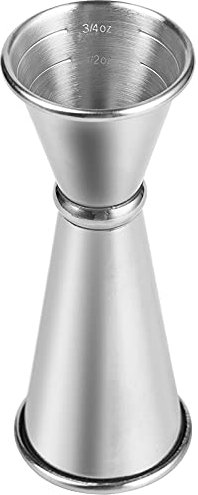 Jigger doble para bartending Jigger 2 oz 1 oz Jigger Jigger Japonés Jigger Bar Jigger Cóctel Medición de licor Jigger con medidas en el interior
