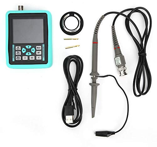 Oscilloscopio, DS01511E+ Mini oscilloscopio digitale portatile da 2,4 pollici con larghezza di banda 120 MS/S Frequenza di campionamento 500 MHZ, oscilloscopi da laboratorio multifunzionali