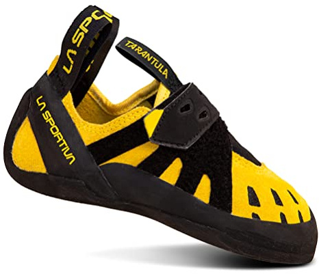 La Sportiva Tarantula Junior | Kids Rock Climbing Shoes Yellow/Black, Little Kid|11, EU 28