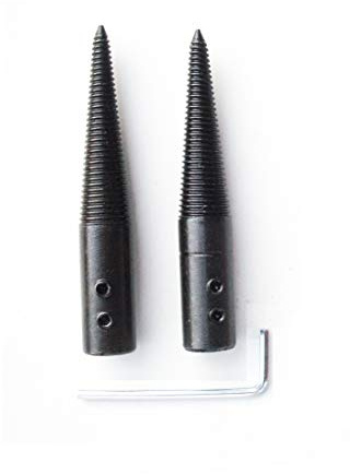 Konischer Spindeladapter mit Gewinde für Doppelschleifer Polierscheibe mit links und rechts, 2er Pack