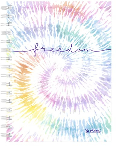 Herlitz Spiralbok, A5, 100 rutiga ark med New Batic Freedom, 1 styck