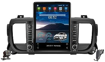 YLOXFW Android 12.0 Autoradio Stereo Navi mit 4G WiFi SWC DSP Carplay für P-eugeot Expert 2016-2023 Sat GPS Navigation 10.4 Zoll Touchscreen Multimedia Video Player FM BT Receiver,Ts400
