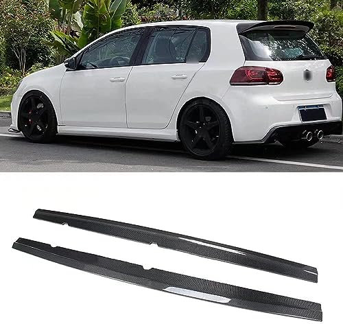 HAVERN 2 Stücke den Seitenschweller des Autos für VW Golf 6 MK6 VI R20 2012 2013,Auto Seitenschweller Verlängerung Rocker Platte Lip Separator Stoßstange