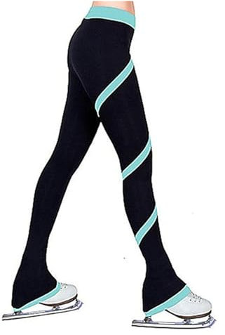 Eiskunstlaufhose Eiskunstlauf- Eiskunstlauf-Hose for Damen und Mädchen, Lange Hose for Eislaufen, warme Strumpfhosen, Hose, Skate-Leggings (Color : 003, Size : L)