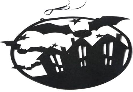 RORPOIR Geist-Halloween- Vlies Fledermaus-tür- Für Zuhause Party Shop Halloween Hängendes