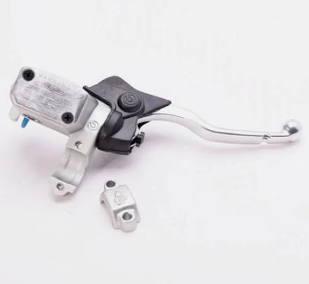 POMPA FRENO ANTERIORE BREMBO PISTONE S10mm LEVA 19mm CON SEBATOIO INTEGRATO