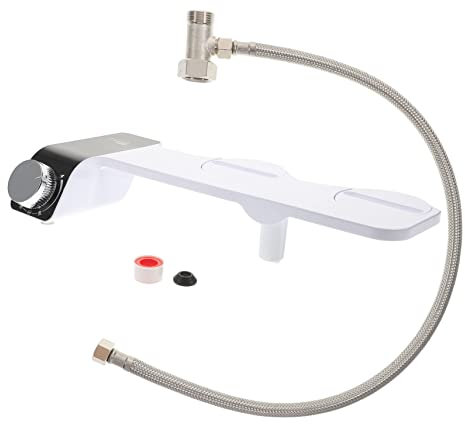 WOONEKY Pulvérisateur De Bidet Non Électrique à Double Buse Pour Toilettes Accessoire De Salle De Bain Pratique