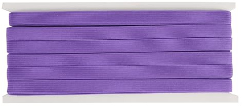 Bande Élastique Violet pour la Couture 10 mm x 18 m, Elastique Couture Haute Élasticité, Cordon Élastique Ruban Elastique pour la Couture et Le Bricolage ménager
