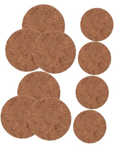 BESPORTBLE 12 Stück Taubennestmatten Aus Natürlicher Kokosfaser Atmungsaktive Vogelnestunterlage Für Eier Und Brut Geeignet Für Tauben Vögel Und Haustiernester