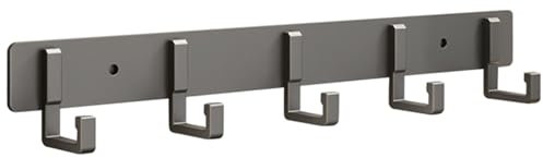 WASTEBIN Platzsparender Aluminium Reihenhaken Zum Aufhängen Von Kleidung Taschen Mänteln Badezimmer Küchenschrank Wandmontage Handtuchhalter Platzsparendes Rack