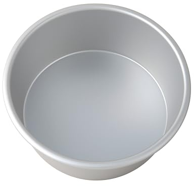 KAMBERG – Molde redondo para tartas, 18 x 7,5 cm, aluminio anodizado, plateado