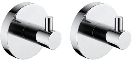 PEKMAR Gancio per accappatoio per montaggio a parete per lavabo da bagno Gancio per asciugamano in acciaio inossidabile lucidato Ganci per stoffa Appendiabiti per cappelli Accessori per il bagno, g