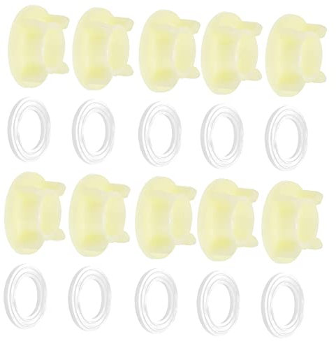UKCOCO 30sätze Wasserhahn Befestigungsmutter Und Abs Kunststoff Dichtungsgummiring Verstärkte Lock Nuts Für Waschbeckenarmatur Langlebig Und Installieren Kompatibel Für Küchenarmaturen