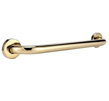 NLNGZKZFNF Bañera chapada en Oro Barandilla de Seguridad Barra de Mano Accesorio de baño de Acero Inoxidable 40 cm / 15 7in 330g / 11 6oz Pasamanos