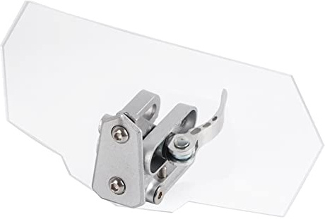 Parabrisas de Motocicleta, Deflector de Viento Ajustable de Ajuste Universal con Material ABS de Alta Resistencia para la Mayoría de Las Motocicletas