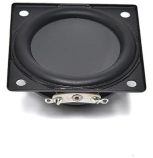 ESTCNK Altavoces multimedia portátiles de 50 mm, 4 ohmios, 5 W, forma cuadrada, con subwoofer con alta sensibilidad y rango completo