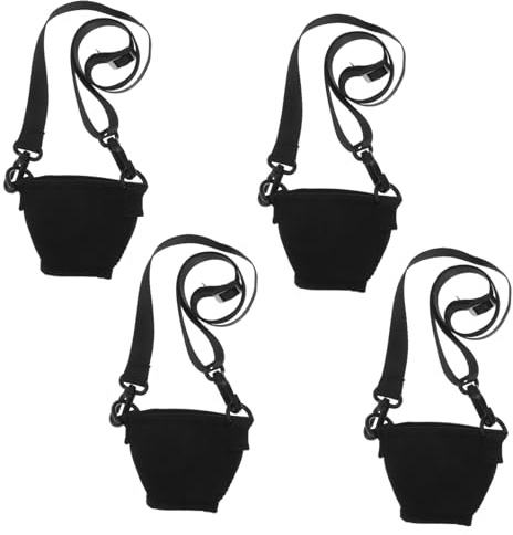 GLEAVI 4juegos Portavasos Cócteles Collar Cordón Vidrio Cinturón Ajustable Festivals Vinos