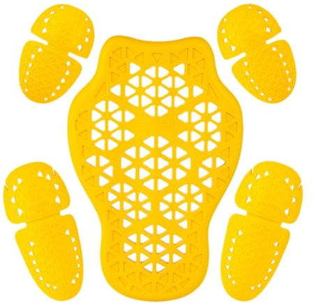 MotiveTech 5 insertos de chaqueta de motocicleta nivel 2 con absorción de impactos extraíbles