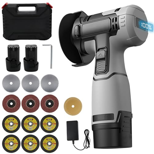 Akku Winkelschleifer, Mini Winkelschleifer Akku(76mm) | Led-Digitalanzeige Der Leistung,16.8v Winkelschleifers(28000rmp),Winkelschleifers Für Polieren Und Schleifen