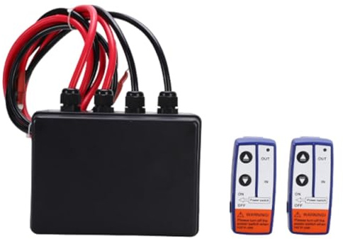 KiBcsLic Boîtier de Commande de Treuil 250 A, Accessoires de Grue de Voiture DV12 V pour Véhicules SUV