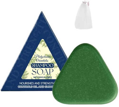 Soap di shampoo - barra di shampoo liscivo solido per capelli asciutti, barra di sapone per la cura dei capelli delicata, saponi per la cura dei capelli puliti profondi (1pcs)