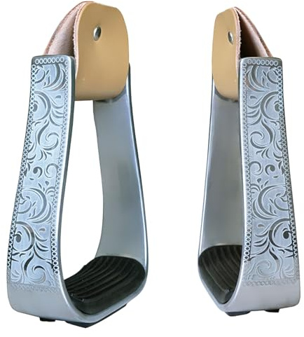 Zenlir Staffe A Cavallo Non Slips in Alluminio Leggero Ammortizzato Wester
