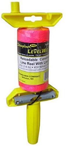 Stringliner 24162 Nylon Mason Line Reel With Level