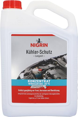 NIGRIN Kühler-Schutz Langzeit Konzentrat, Kühler-Frostschutz, 3 L, für Benzin- und Dieselmotoren