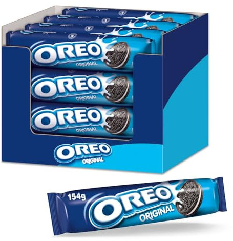 OREO Original Kakokekse mit einer leckeren Crèmefüllung mit Vanillegeschmack - 16x 154g