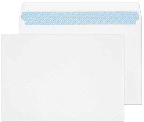 Blake Purely Everyday 23707 Briefumschläge Haftklebung Weiß C5 162 x 229 mm - 100g/m² | 500 Stück