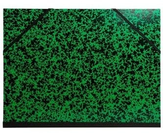 Exacompta - Réf. 541100E - 10 cartons à dessin Annonay - avec élastiques - dos toilé - garde blanche - dimensions 26 x 33 cm - formats à classer A4 et 240 x 320 mm - couleur vert