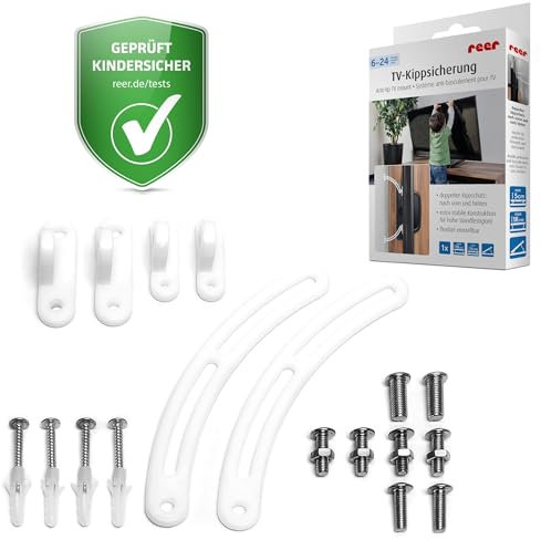 reer TV-Kippsicherung, schützt Kind und Fernseher, vom schwäbischen Kindersicherheits-Experten