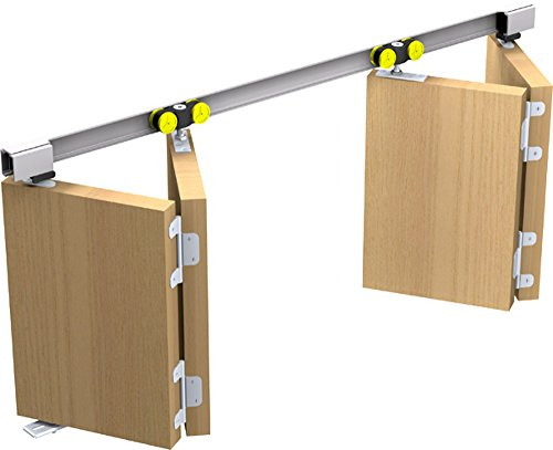 Mantion Schiebetürbeschlag Tango 40-195 für 2x Falttür Faltschiebetür bis 195 cm