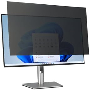 Kensington Blickschutzfilter für Monitore 21,5 Zoll, 16:9, Geeignet für LG, ViewSonic, Samsung, DSGVO-konform, Für mehr Datensicherheit, Mit Blaulichtfilter und Blendschutz, 626482