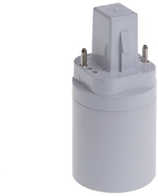 G24 a E27 Base presa Vite Lampada LED Adattatore lampadina alogena Convertitore adattatore