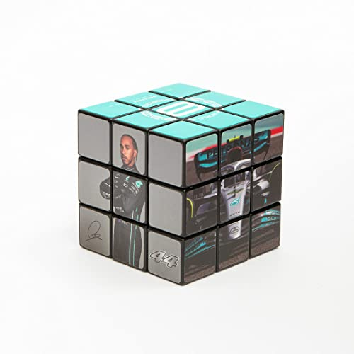 Rubiks Cube Mercedes 501070 AMG Petronas formel 1 team begränsad utgåva klassisk magisk kub, 3 x 3