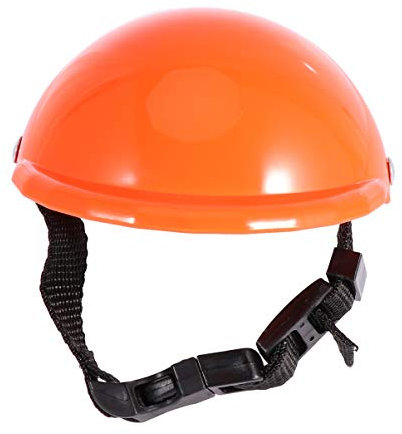 UKCOCO 1stück Haustier Helm Für Hunde Und Katzen Sicherheitskappe Für Welpen Sonnenschutz Und Regenschutz Gepolstertes Design Geeignet Für Kleine Tiere Zufällige Farben