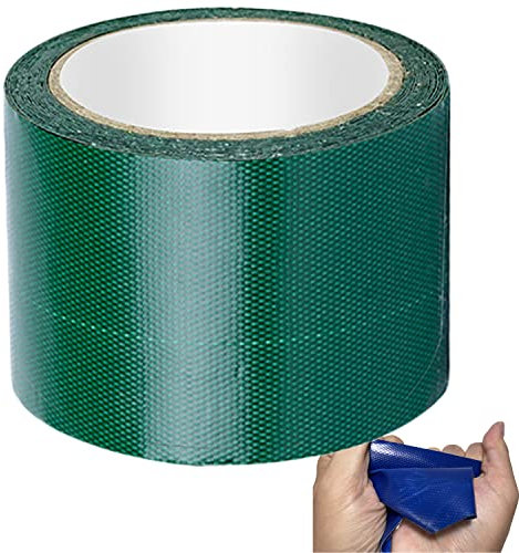 NEVRAH Planen-Reparaturband, 5/8cm x 5m Tarpaulin Repair Tape, High Adhesive Tarpaulin Tape, Sealing Tape for PVC Coated Parasol, Self-Adhesive Tape, Tarpaulin Tape, Waterproof