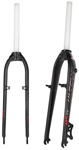 Forcella rigida super leggera per MTB 26/27,5, forcella rigida in lega di alluminio 825G con freno a disco/V, sterzo dritto e sgancio rapido, forcella anteriore resistente per mountain bike