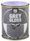SuperGift.com 300ml Non-Drip Grey Gloss Paint – High-Performance, Hard-Drying Finish for Interior & Exterior Surfaces, No-Mess Application