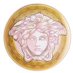 Piatto Pane VERSACE Medusa Amplified Pink Coin 17cm 19335-403759-10217