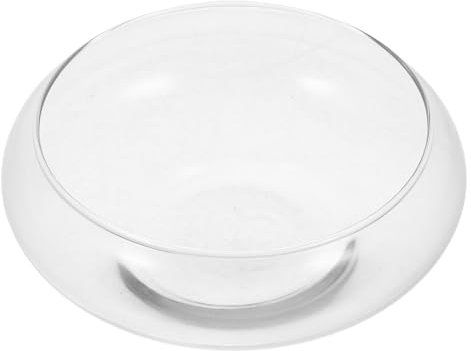 Toddmomy Clear Glass Fish Bowl Vase - Round Terrarium for Succulents, Goldfish, and Home Decor - 6 Inch Transparent Planter for Weddings and Events