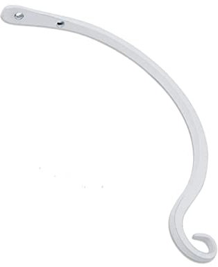 ANDRESLAD 2stücke Eisenhaken Für Blumenampeln Wandhalterung Haken Blumentopfhaken Weiß Gartenhaken Zur Befestigung Robuste Metallhaken Für Innen Und Außenbereich